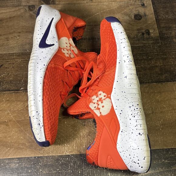 Men\'s Nike Free TR8 Clemson Tigers Shoes Training Sneakers Size 10 AR0427-800 main image 8